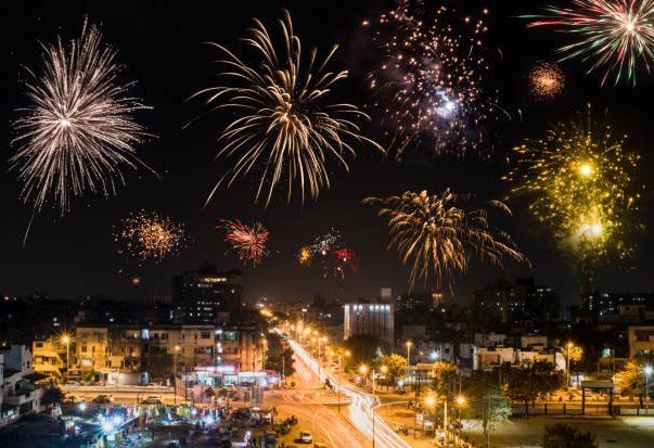 Diwali fireworks