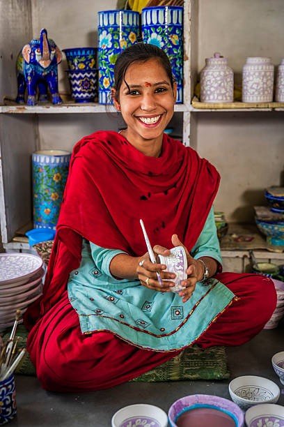 blue pottery from Jaipur